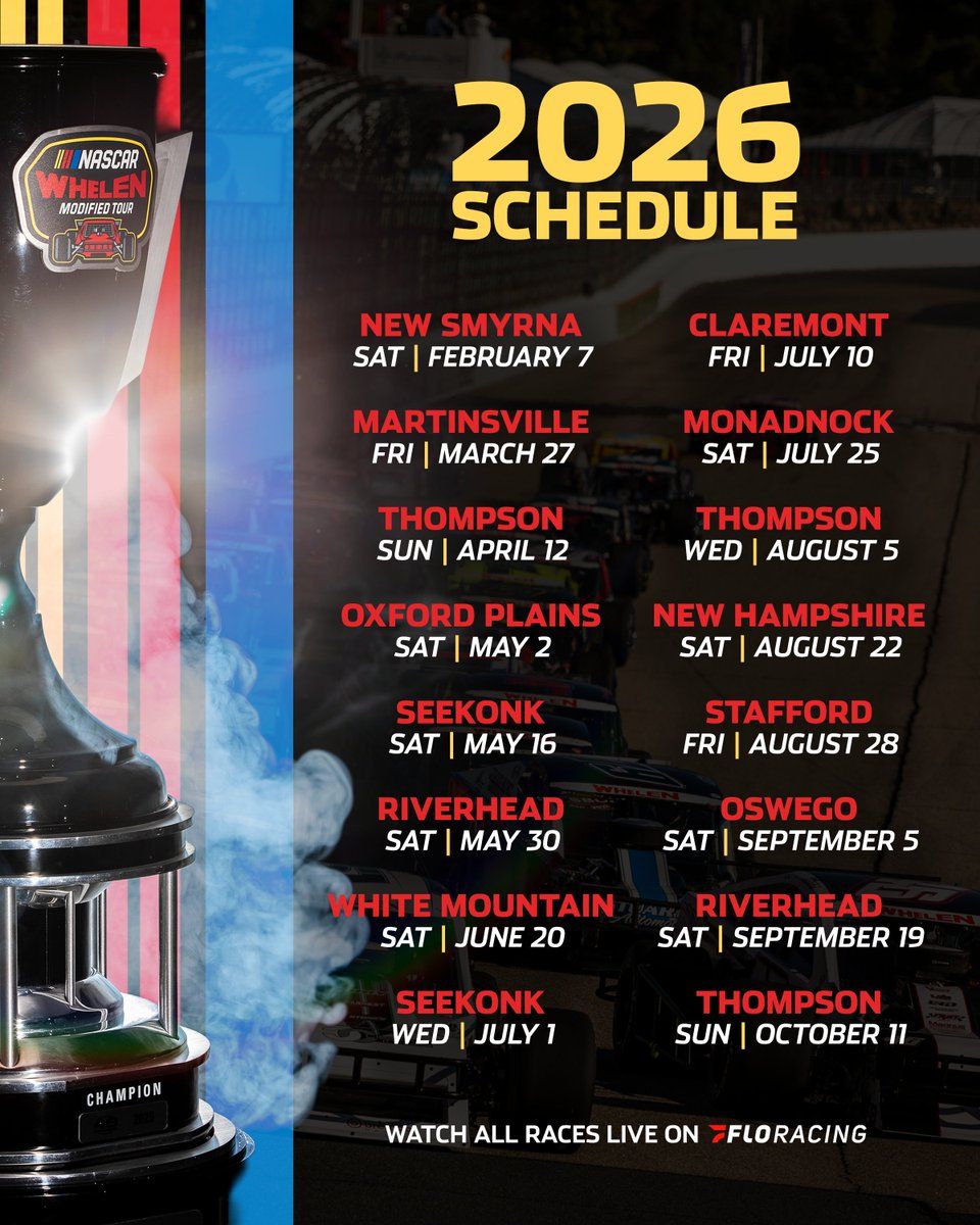 NASCAR Whelen Modified Tour Race