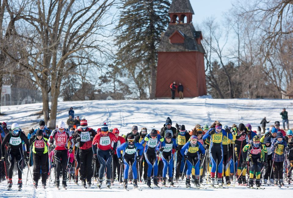 2025 Bellringer 15km Freestyle Ski Race Vasaloppet USA, Mora, MN