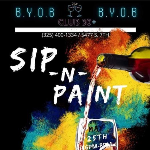 Sip And Paint West Texas Event Center Tema May 26 21