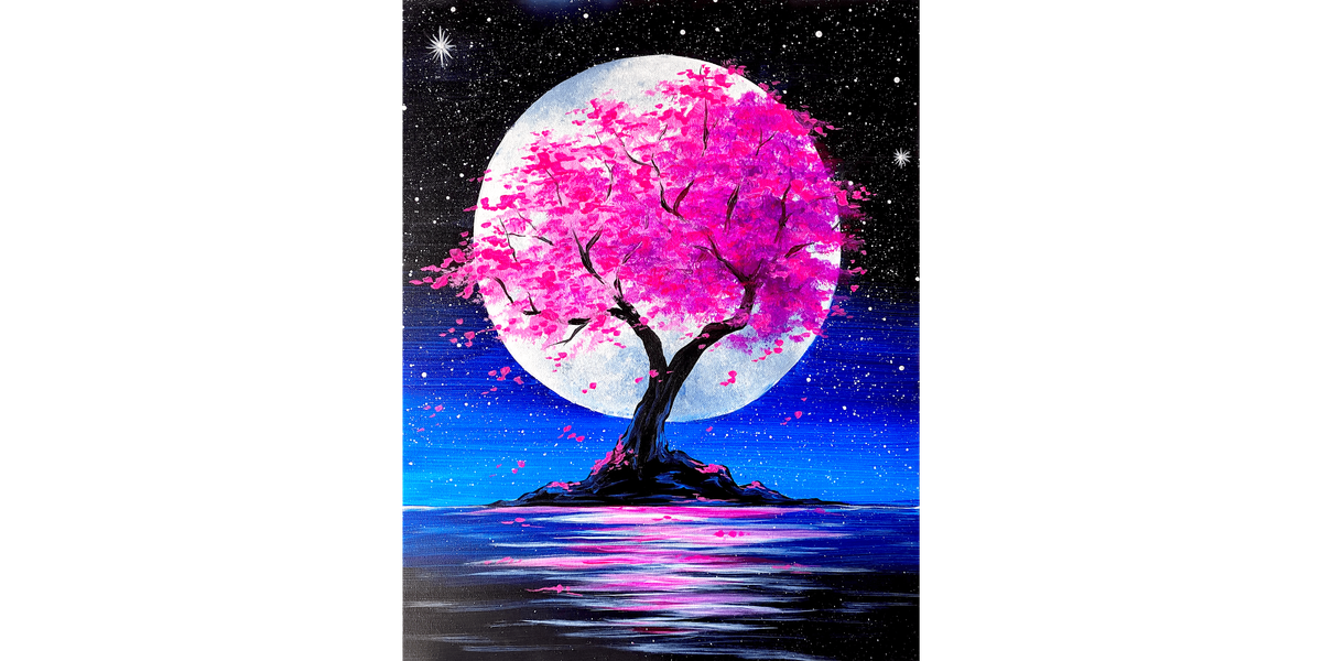 Magenta Moonlight - Paint and Sip in Tyler | Classpop!\u2122