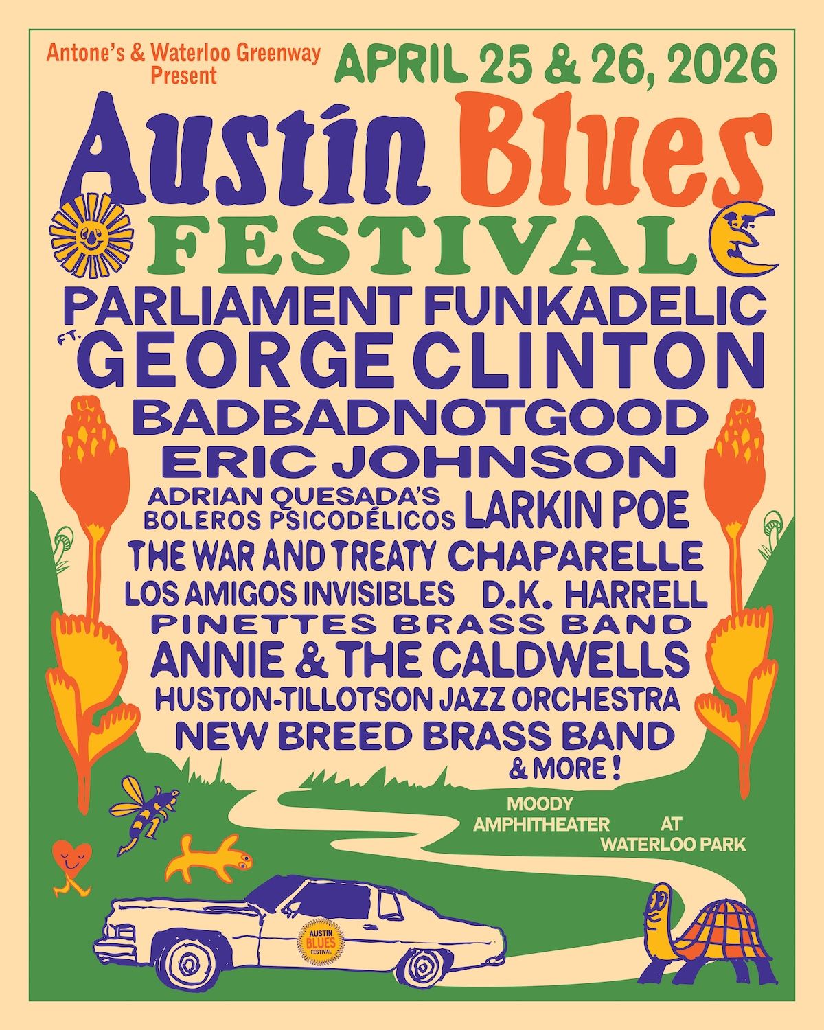 2026 Austin Blues Festival - 2 Day Pass at Moody Amphitheater