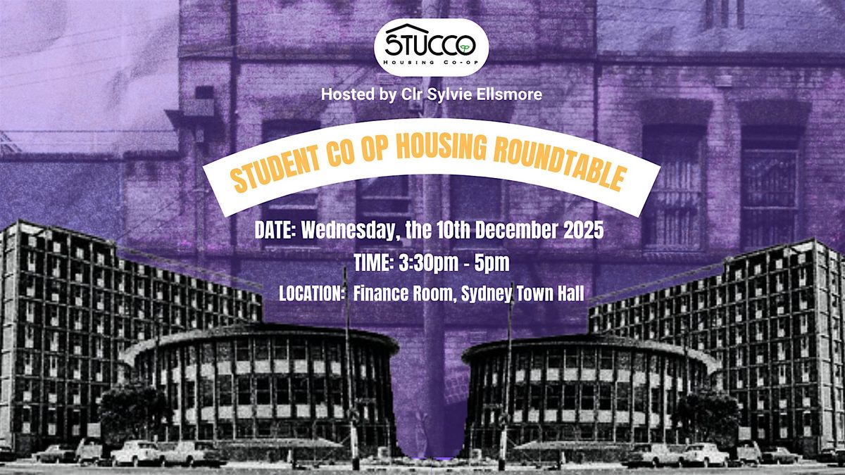 Student Co Op Housing Roundtable