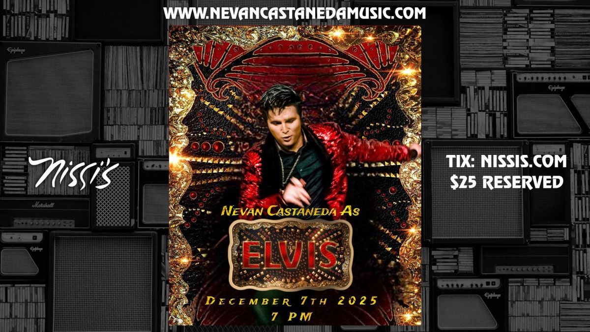 Nevan Castaneda as Elvis at Pueblo Memorial Hall