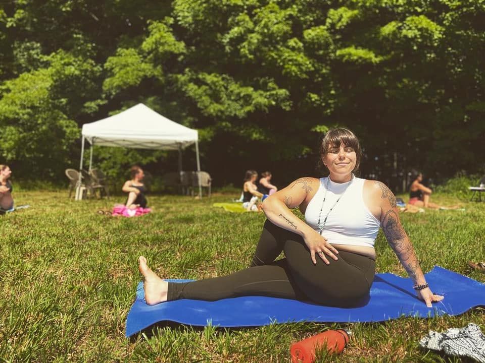 Outdoor Yoga Day RETREAT at Moondance Organic Gardens Moondance