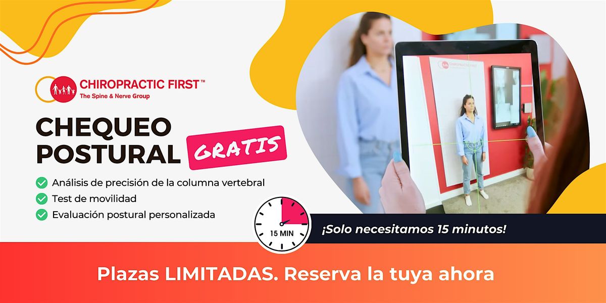 NOV Chequeo Postural GRATIS de 15 minutos en nuestra Cl\u00ednica de Barcelona
