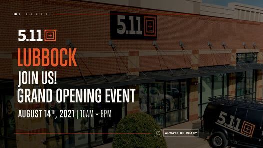 5.11 Lubbock Grand Opening Event- 20% OFF
