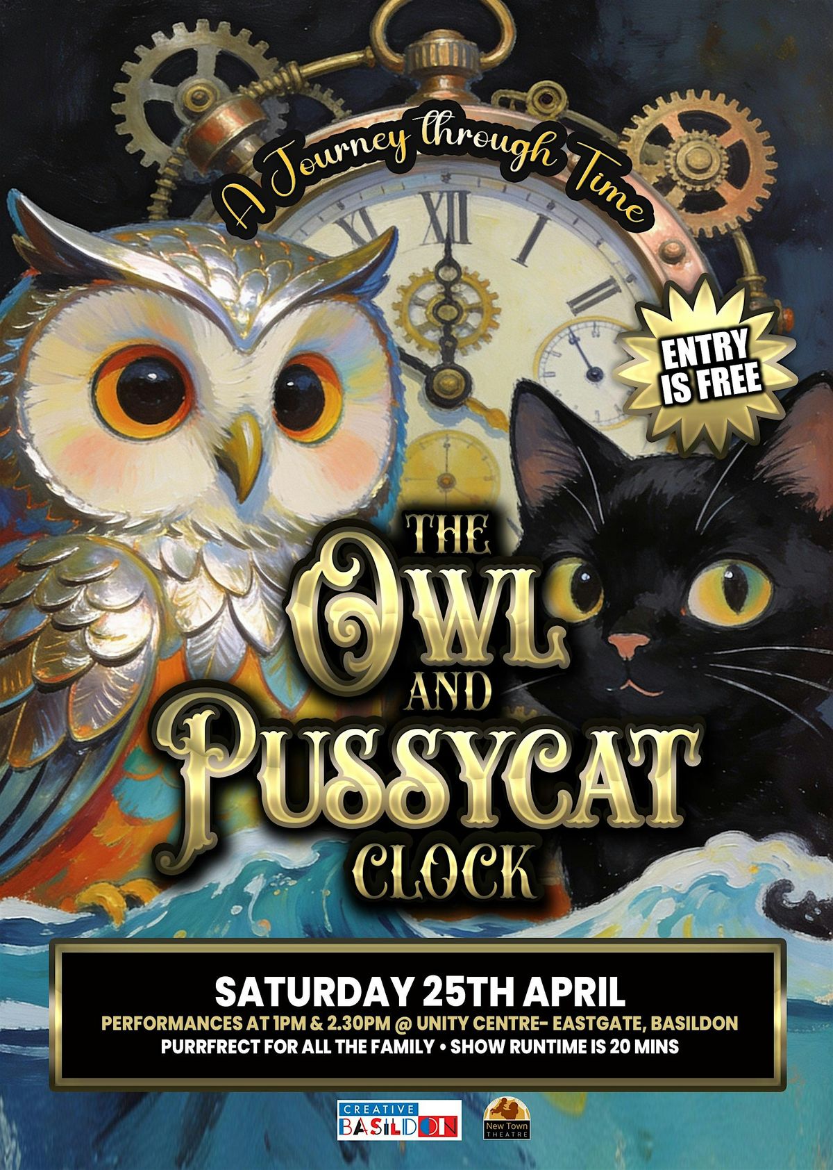 The Owl & Pussycat Clock: A Journey Through Time (Performance) at The ...