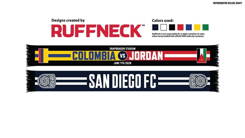 Scarf Add-on: Colombia V Jordan