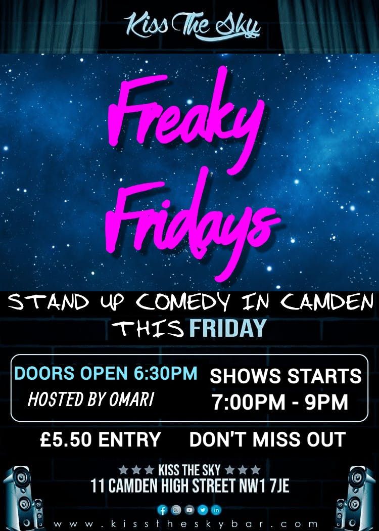 Freaky Friday's Comedy & After Party August 29th