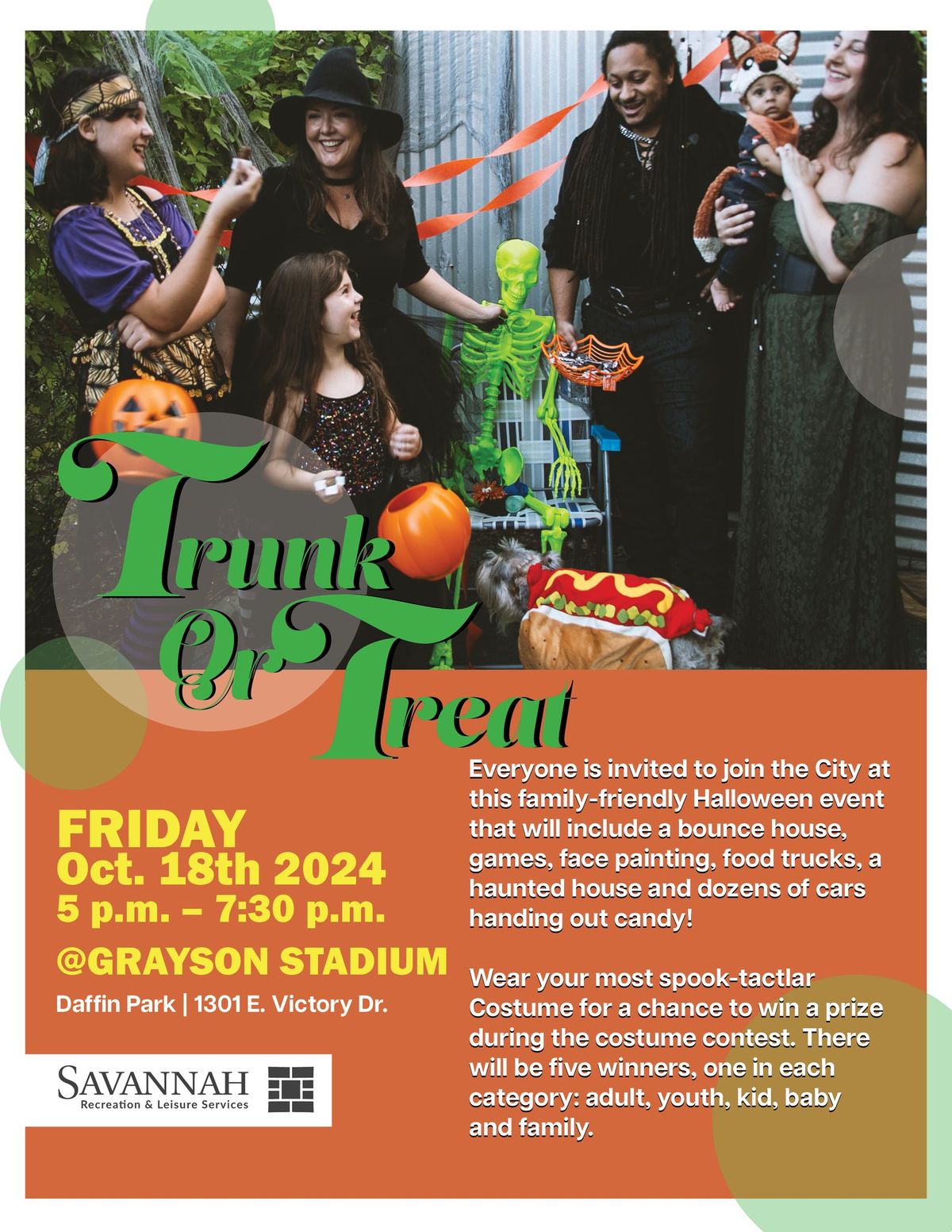 2024 Trunk or Treat Grayson Stadium, Savannah, GA October 18, 2024