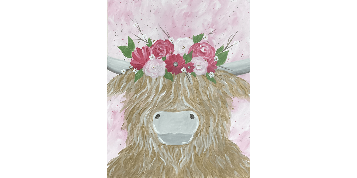 Rosy Cow - Paint and Sip in Tyler | Classpop!\u2122