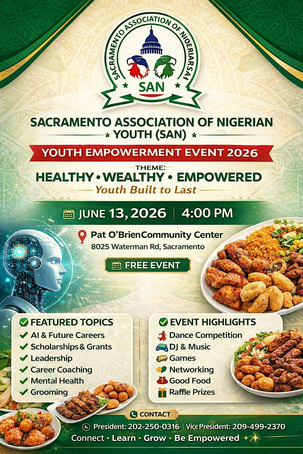 SAN Youth Empowerment Event 2026: Healthy, Wealthy & Empowered