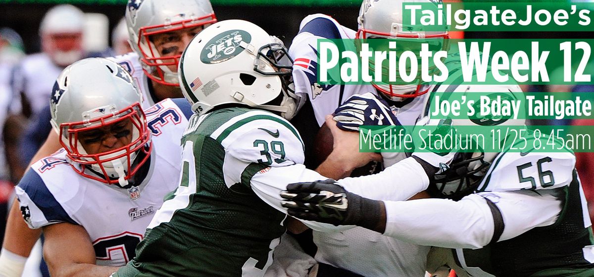Premium Tailgate Party: New York Jets vs. New England Patriots