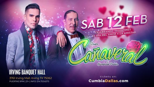 Grupo Cañaveral De Humberto Pabón Echarme Al Olvido Grupo Cañaveral de Humberto Pabón en Dallas | Las Lomas Irving Banquet