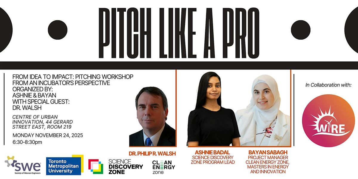 From Idea to Impact: Pitching Workshop from an Incubator\u2019s Perspective