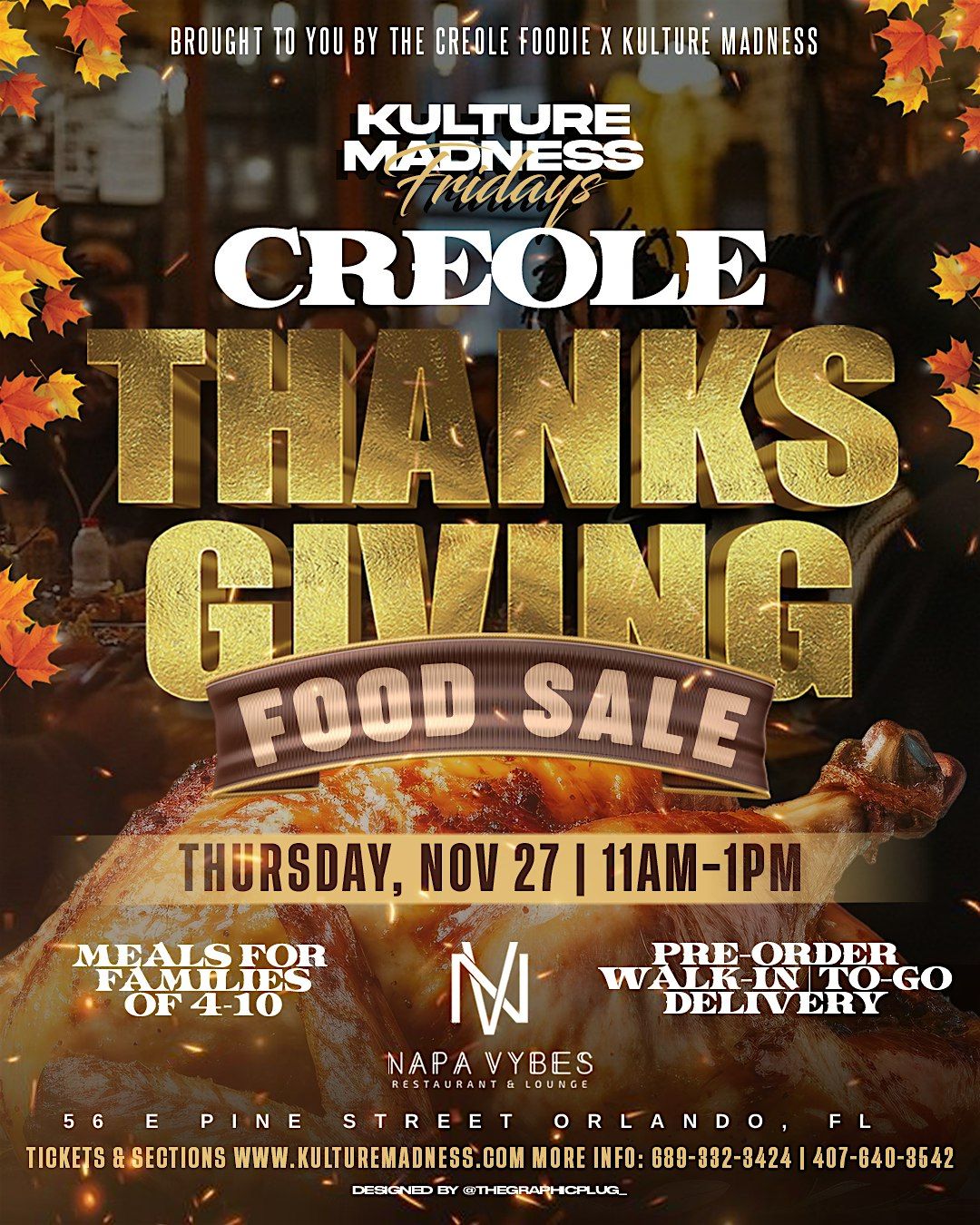 Creole Thanksgiving (food sale)