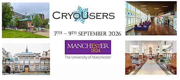 CryoUsers - Manchester 7th - 9th September 2026