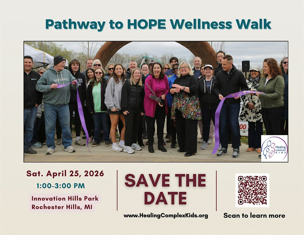 Pathway to HOPE Wellness Walk at Innovation Hills, Rochester Hills on ...