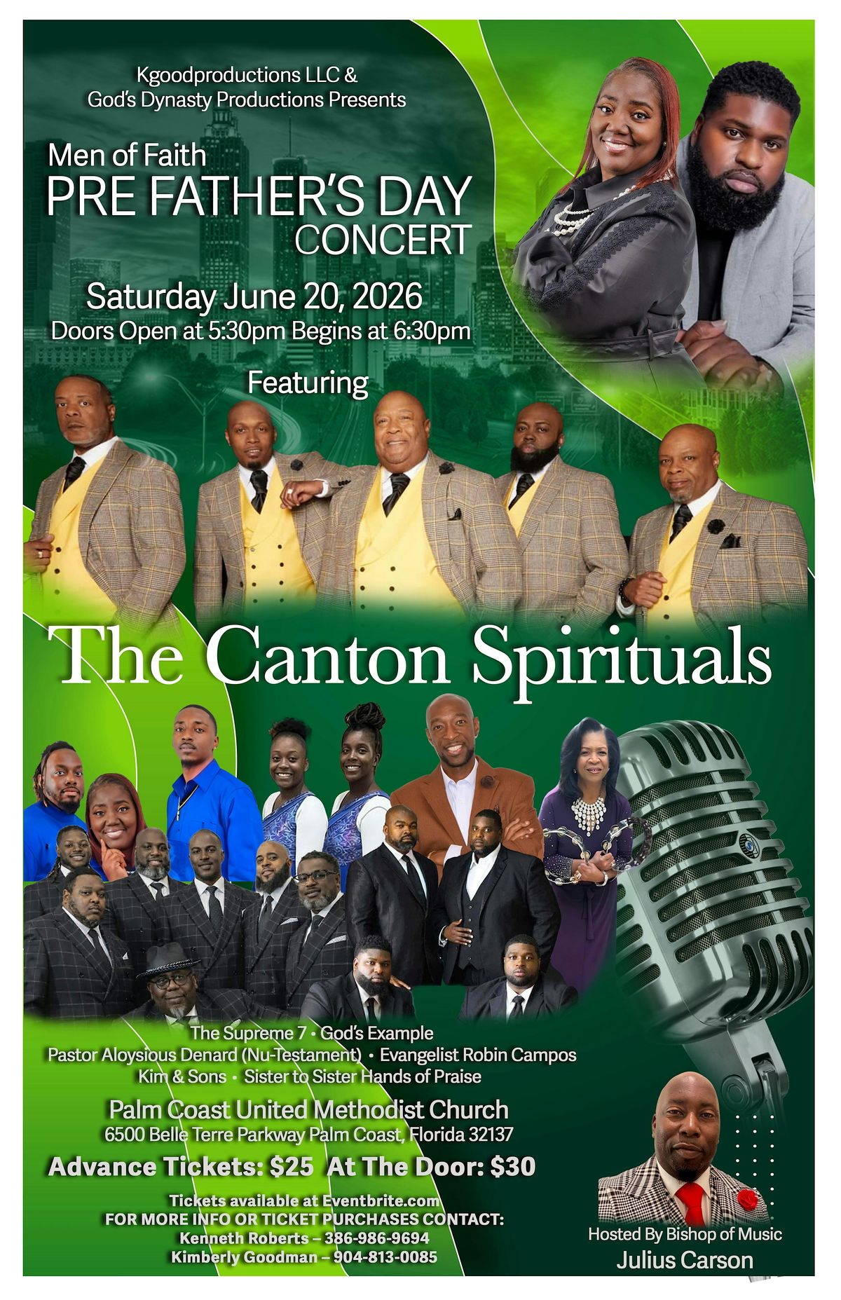 Men of Faith Pre-Father's Day Concert