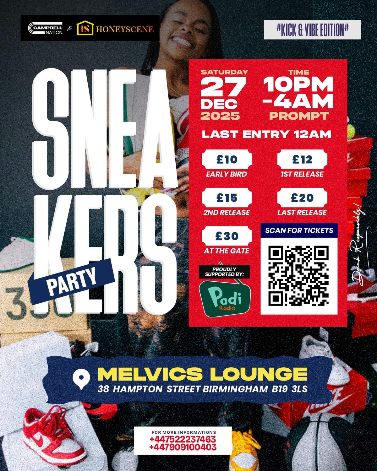 SNEAKERS PARTY- - - Vibes and kicks edition.