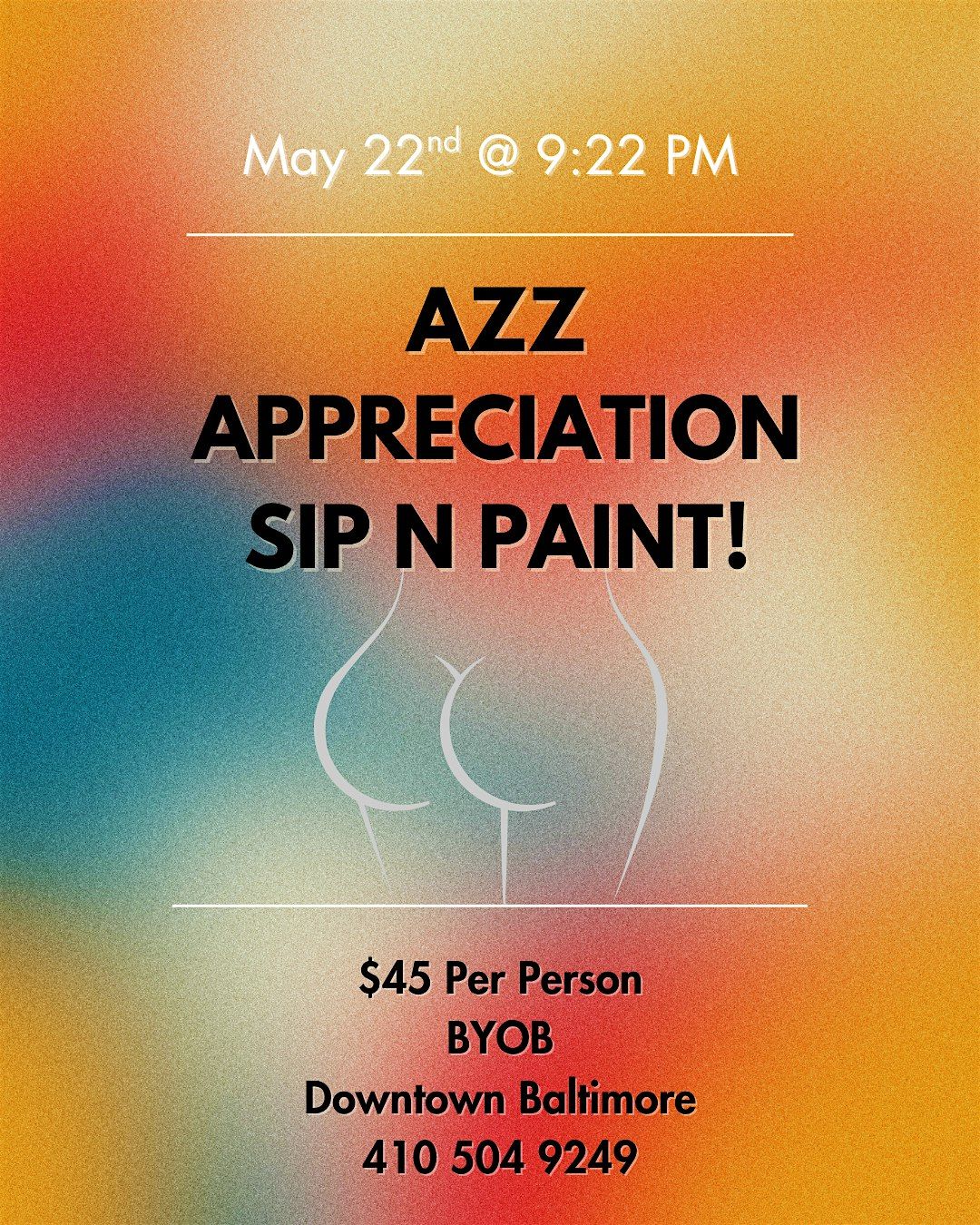 AZZ Appreciation Sip n Paint @ Baltimore's BEST Art Gallery!