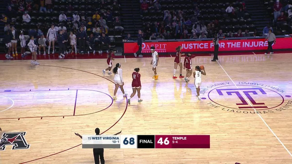 Temple Owls at West Virginia Mountaineers Womens Basketball at West Virginia University Coliseum
