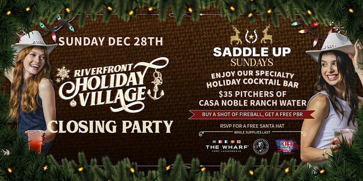 Riverfront Holiday Village: Saddle Up Sundays