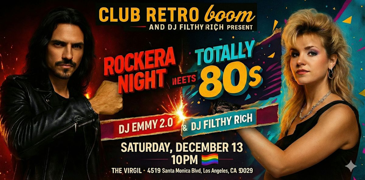 80s Night vs Rock en Espa\u00f1ol AT THE VIRGIL - Saturday December 13th