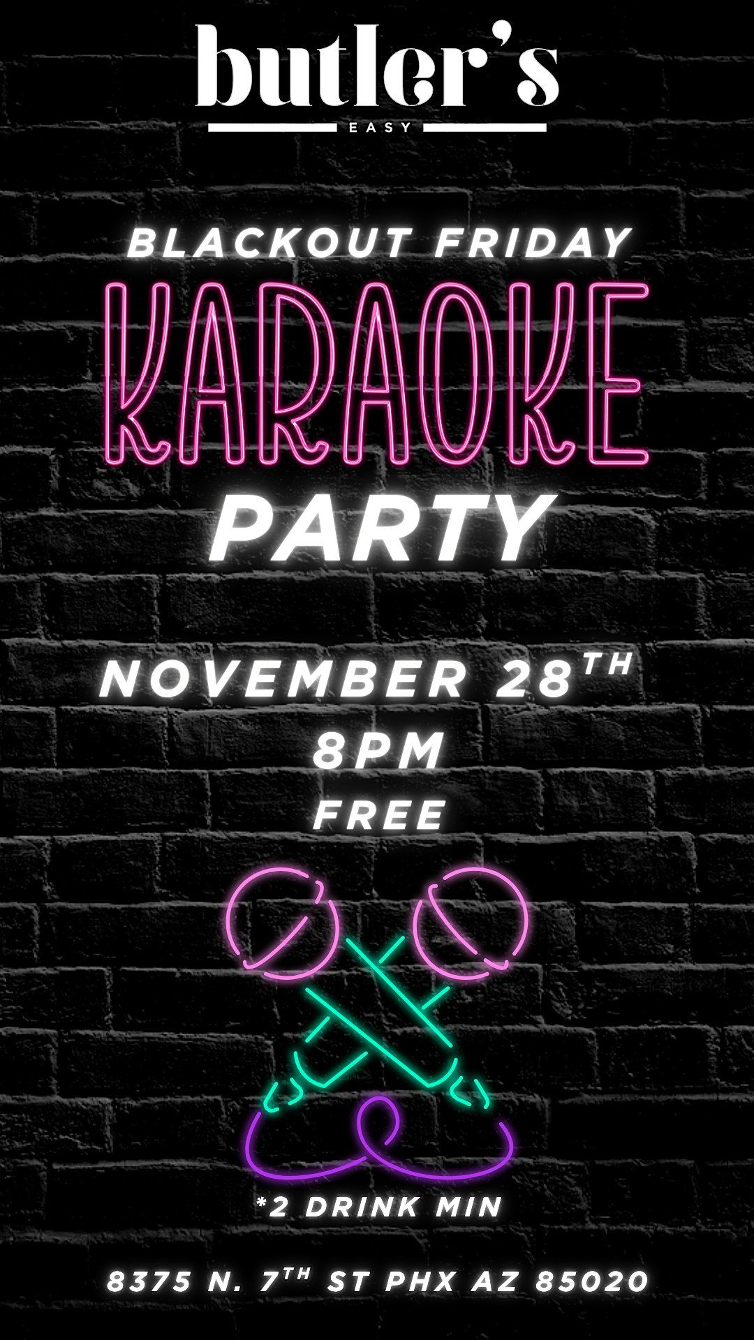 Blackout Friday Karaoke Party!