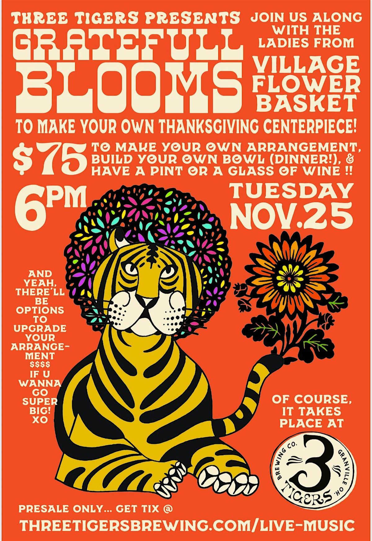 Grateful Bloom-Make a Thanksgiving Centerpiece with the ladies of VFB