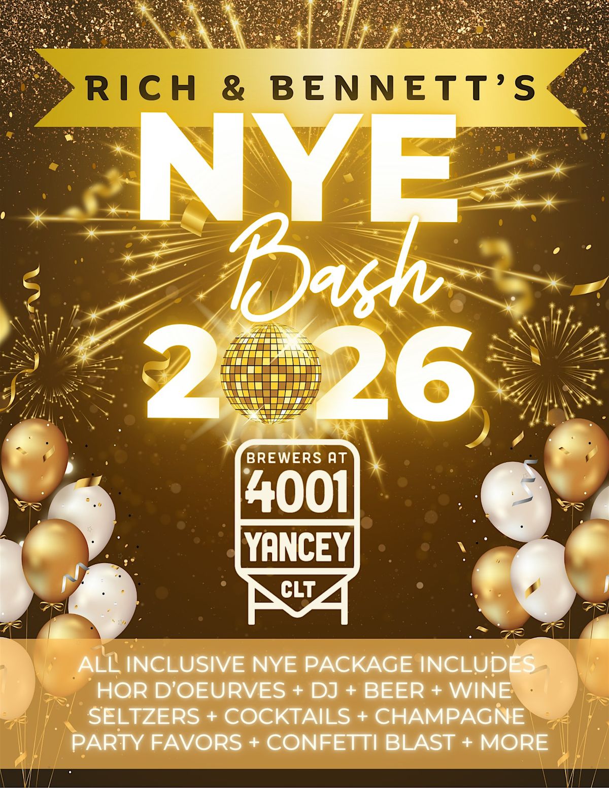 Rich and Bennett's NYE Bash 2026