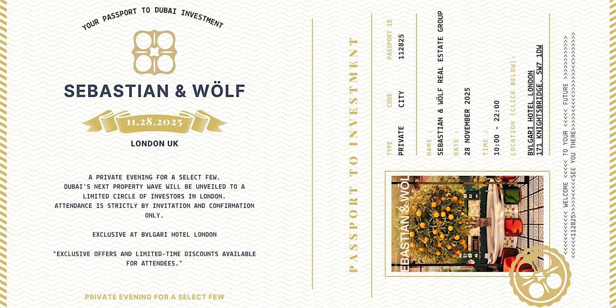 YOUR PASSPORT TO DUBAI INVESTMENT