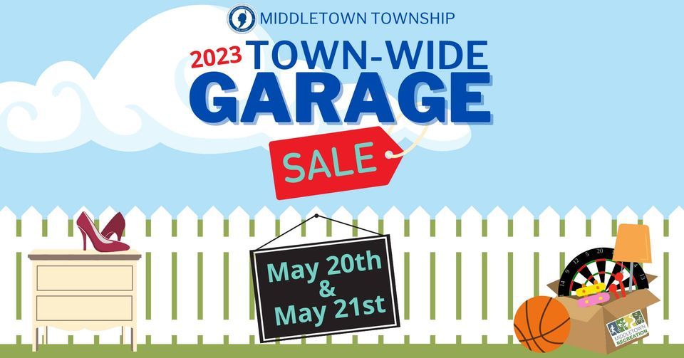 TownWide Garage Sale Middletown Township, NJ May 20, 2023