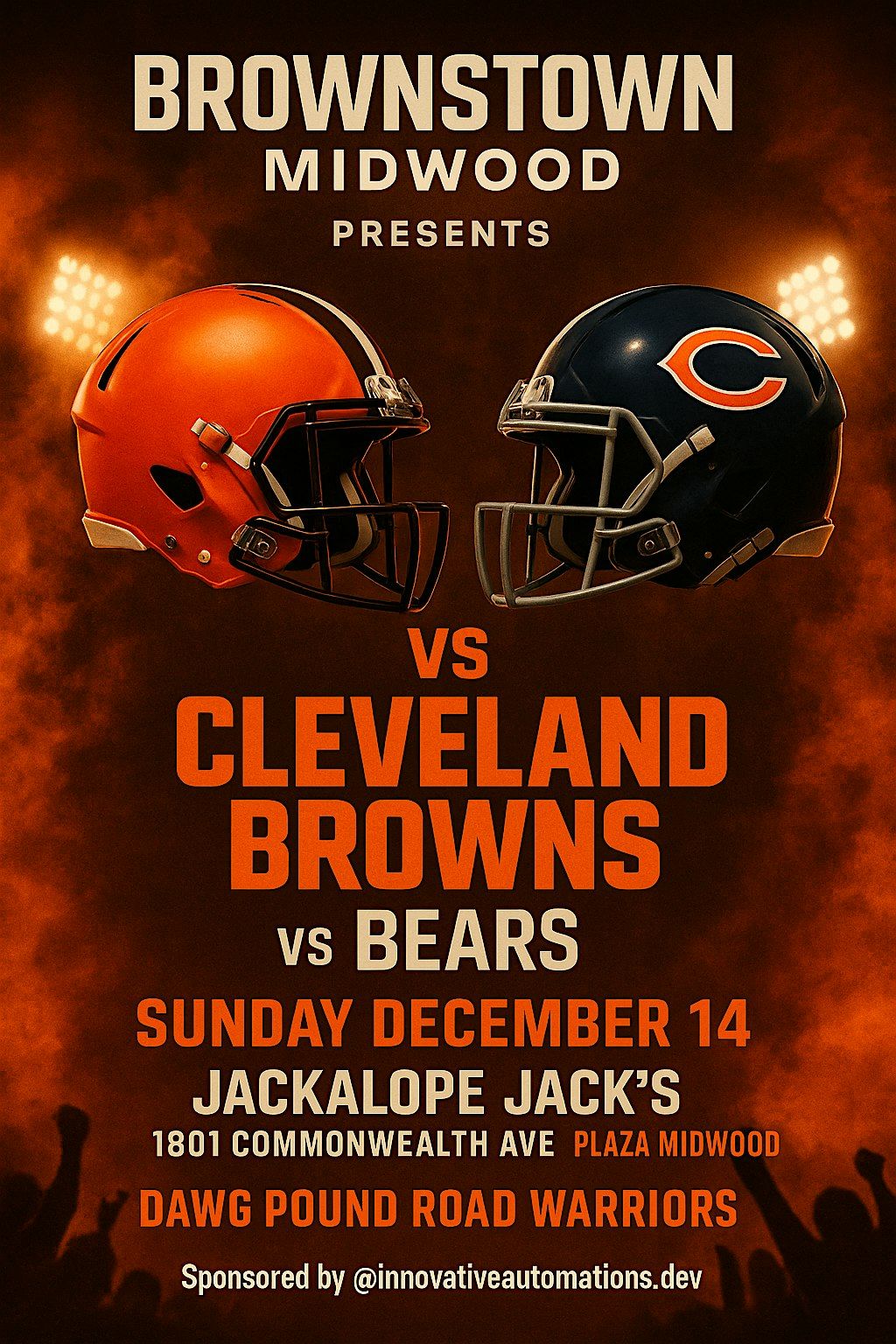 Browns Vs Bears -  Jackalope Jacks - Ticket Giveaway Week - Browns vs Bills