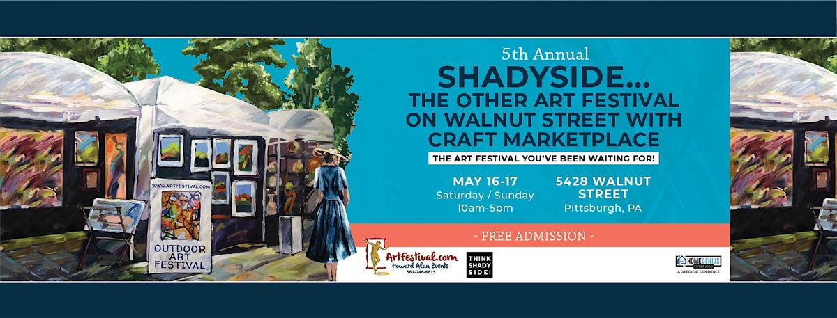 5th Annual Shadyside...the other Art Festival on Walnut Street