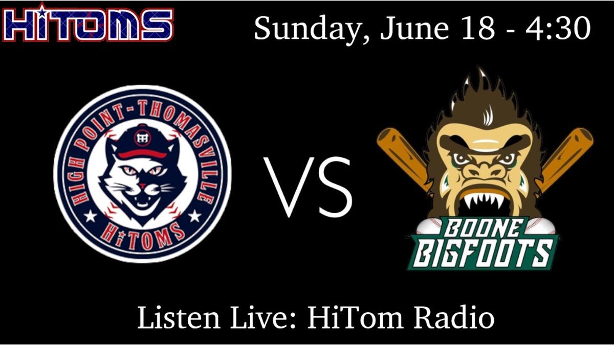 Boone Bigfoots vs. High Point - Thomasville HiToms