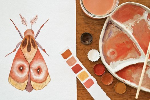 Watercolour Workshop - Mystical Bugs