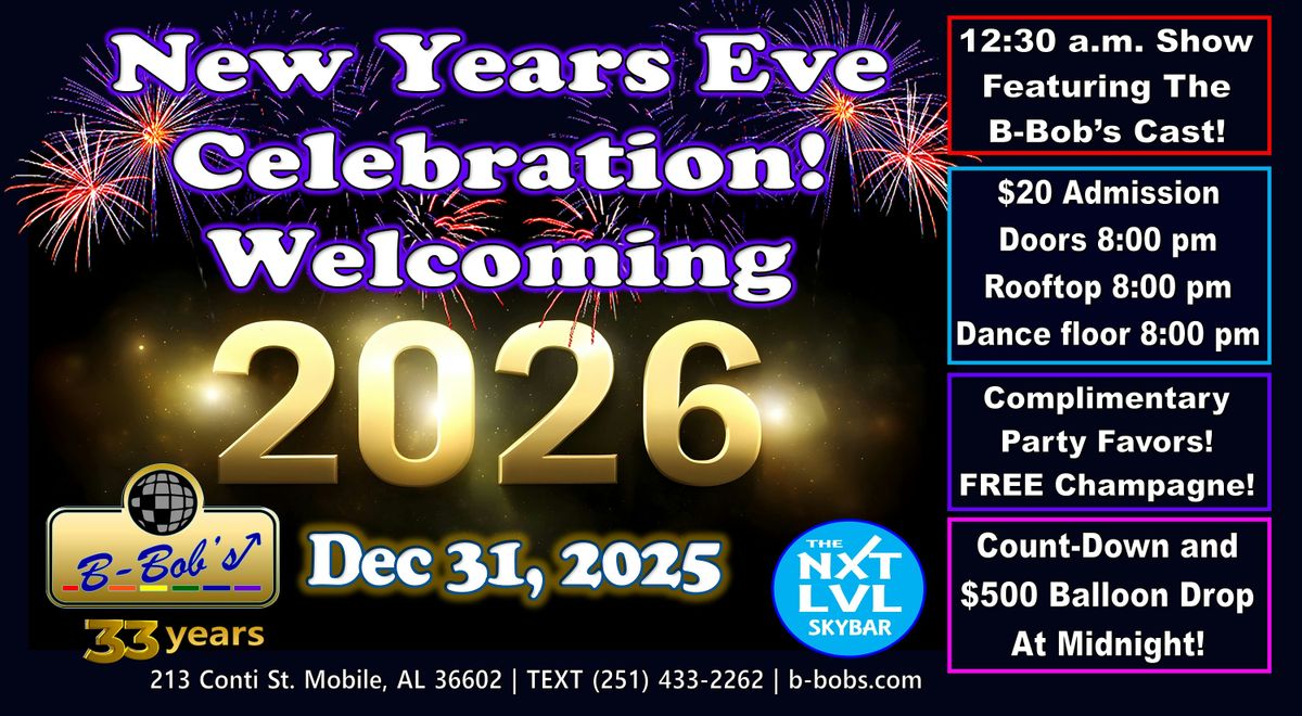 New Years Eve welcoming 2026!