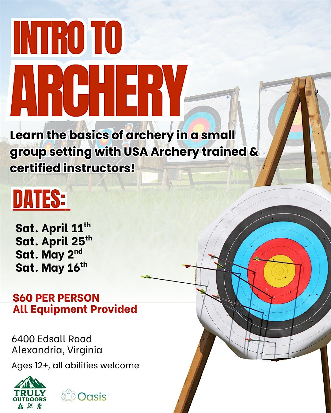 Intro To Archery - Beginner friendly 90-Minute Outdoor Session