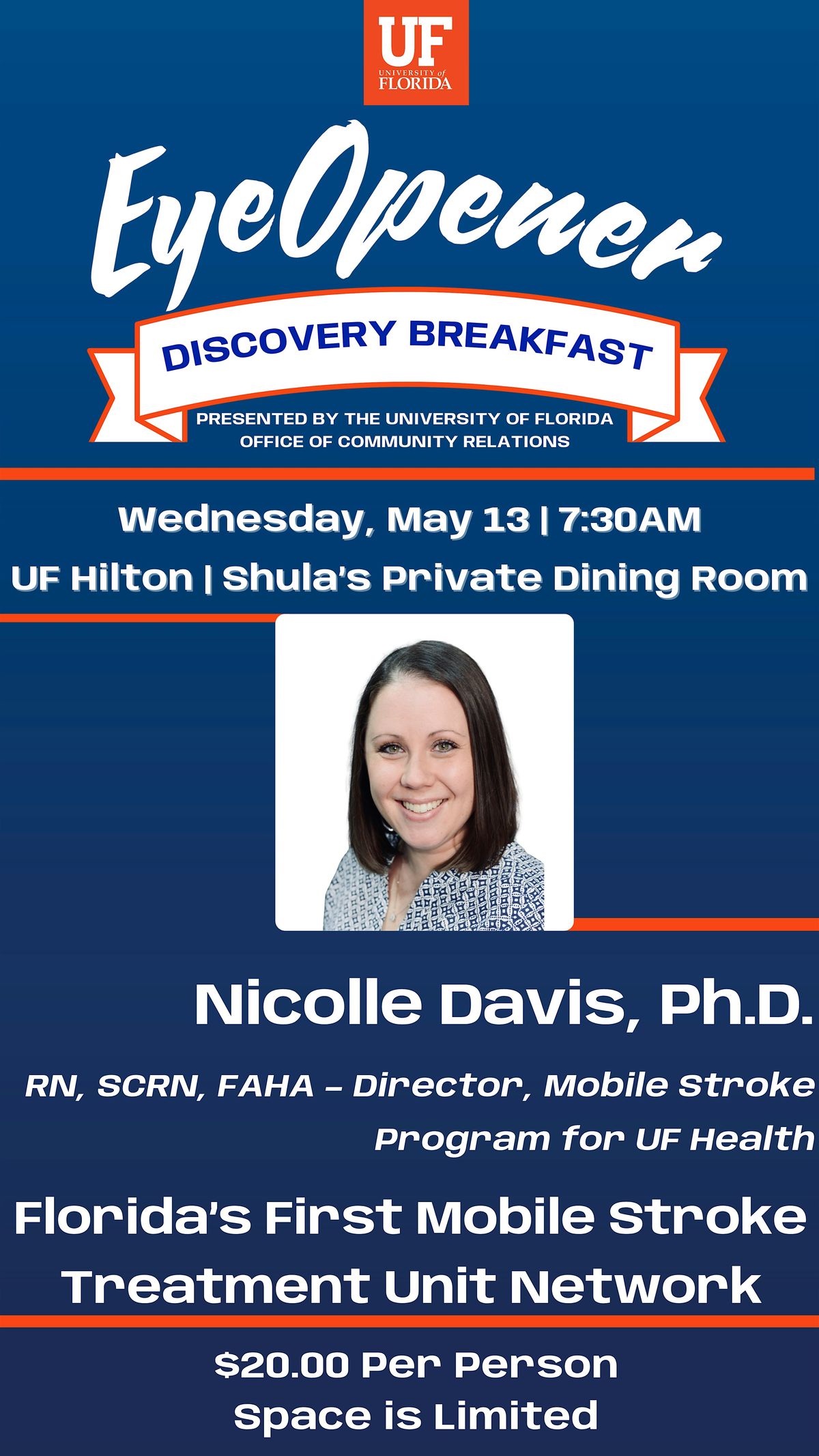 May Eye Opener Discovery Breakfast