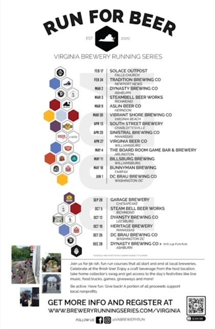 5k Beer Run x Steambell Beer Works 2024 Virginia Brewery Running