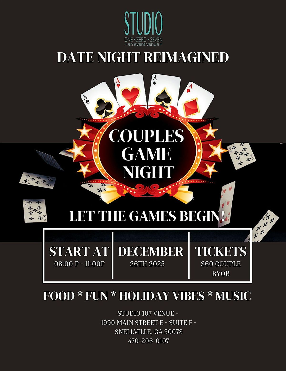 DATE NIGHT REIMAGINED - AN INTIMATE COUPLES GAME NIGHT