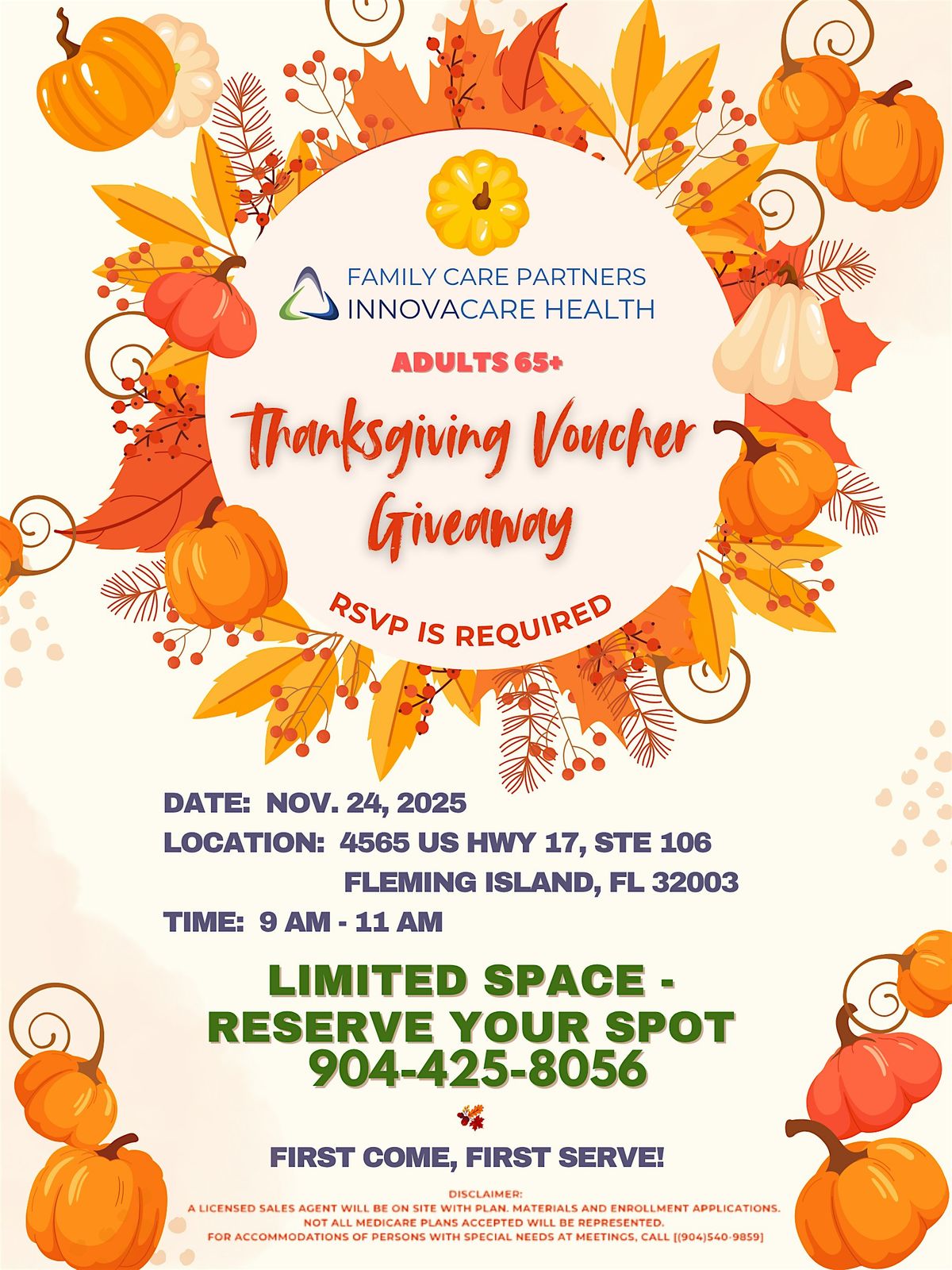Thanksgiving Celebration - Fleming Island