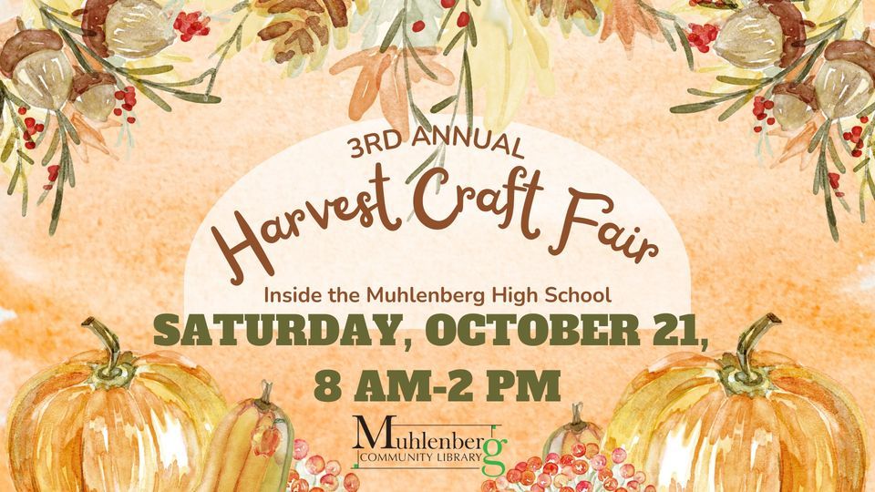 Harvest Craft Fair Muhlenberg High School, Leesport, PA October 21