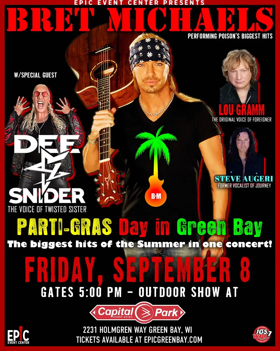 Bret Michaels and Steve Augeri at Fulton County Fairgrounds