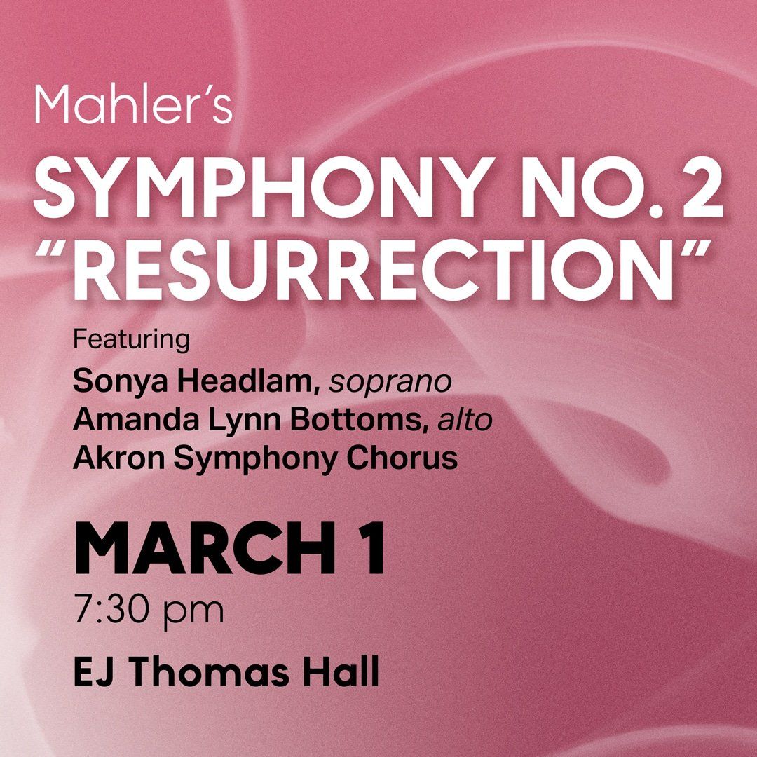 Mahler's Resurrection at Pittsburgh Symphony Heinz Hall