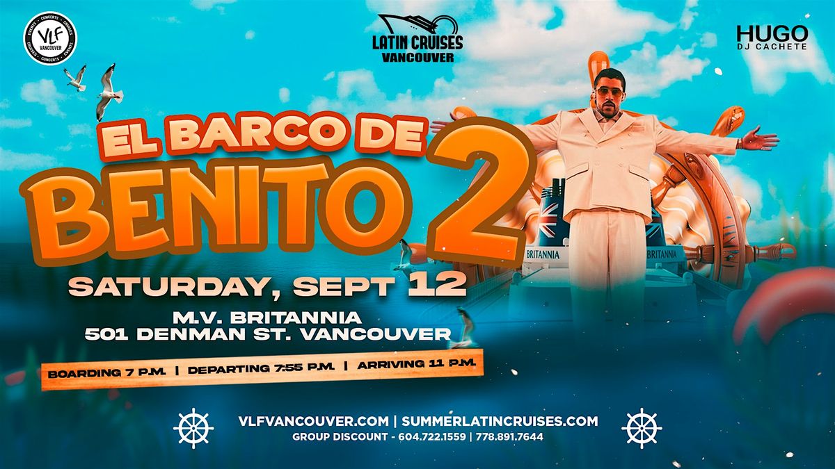 Latin Cruis 11 | Barco de Benito 2| Boat Party 2026