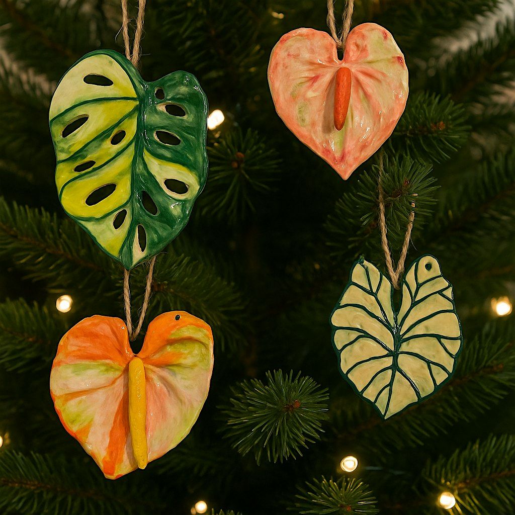 Let's Make Tropical Plant Ornaments with Aloha Art Studios