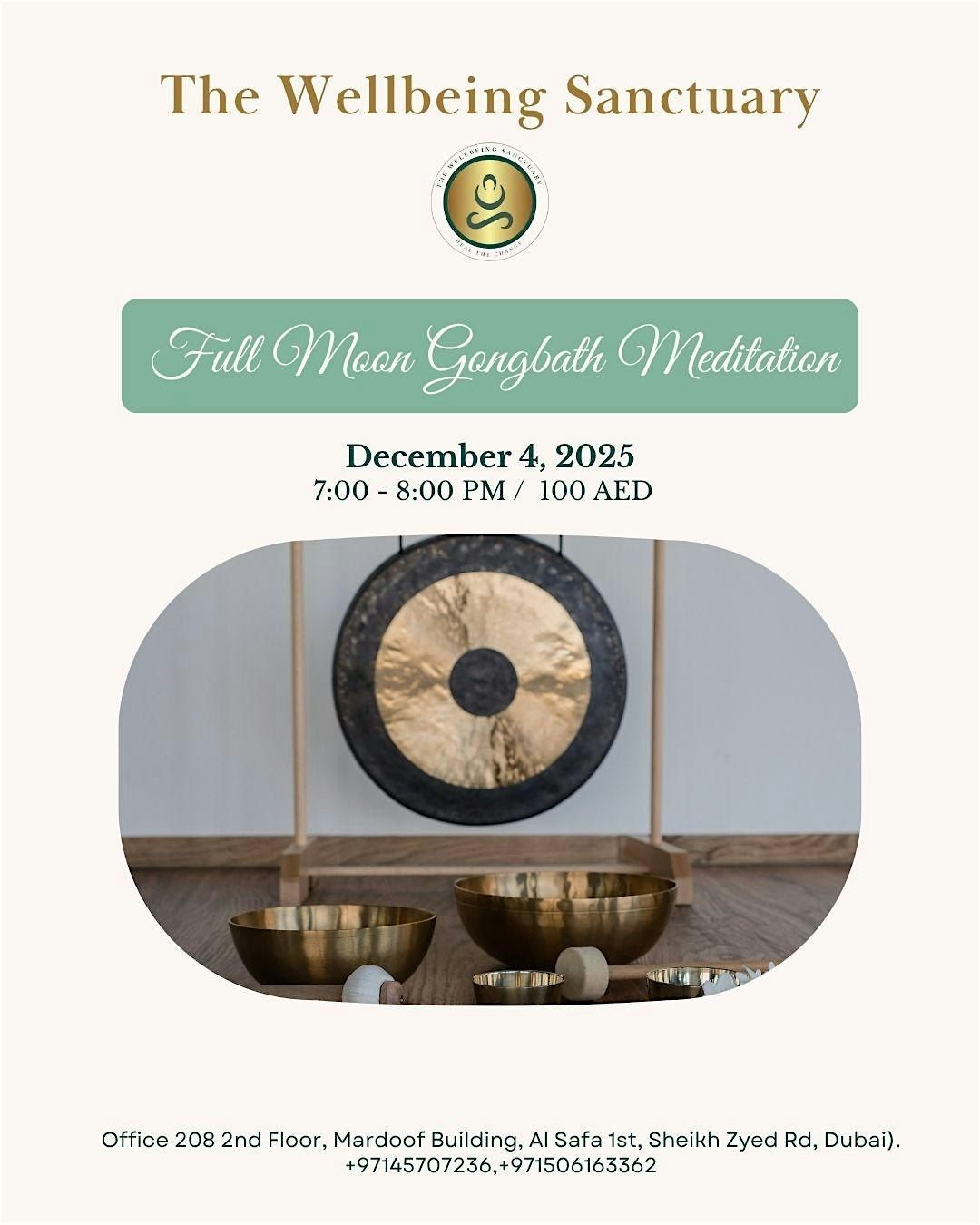 Full Moon Gongbath Meditation