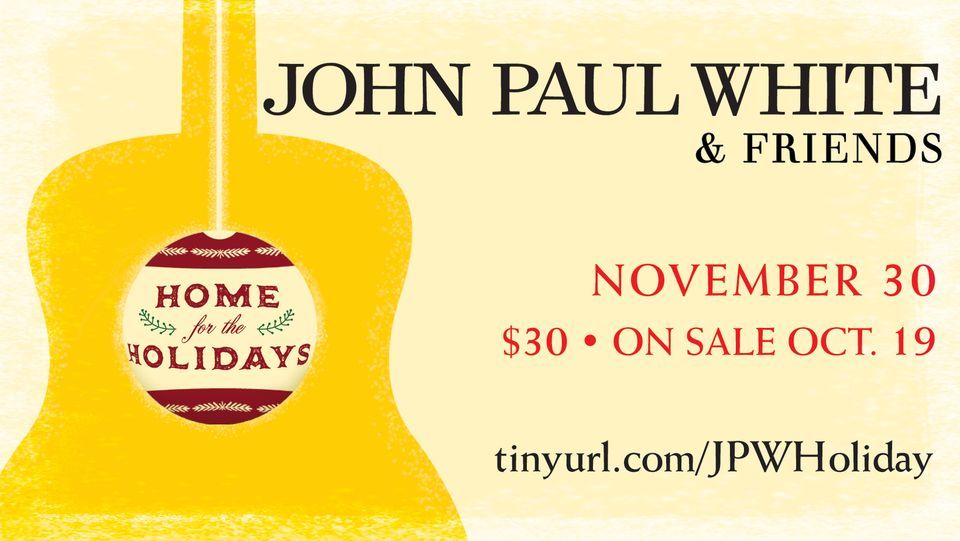 John Paul White Home for the Holidays Norton Auditorium, Florence